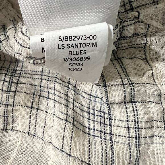 Banana Republic Factory Men's‎ Slim Santorini Blues Shirt Size Medium Beach - Picture 9 of 9